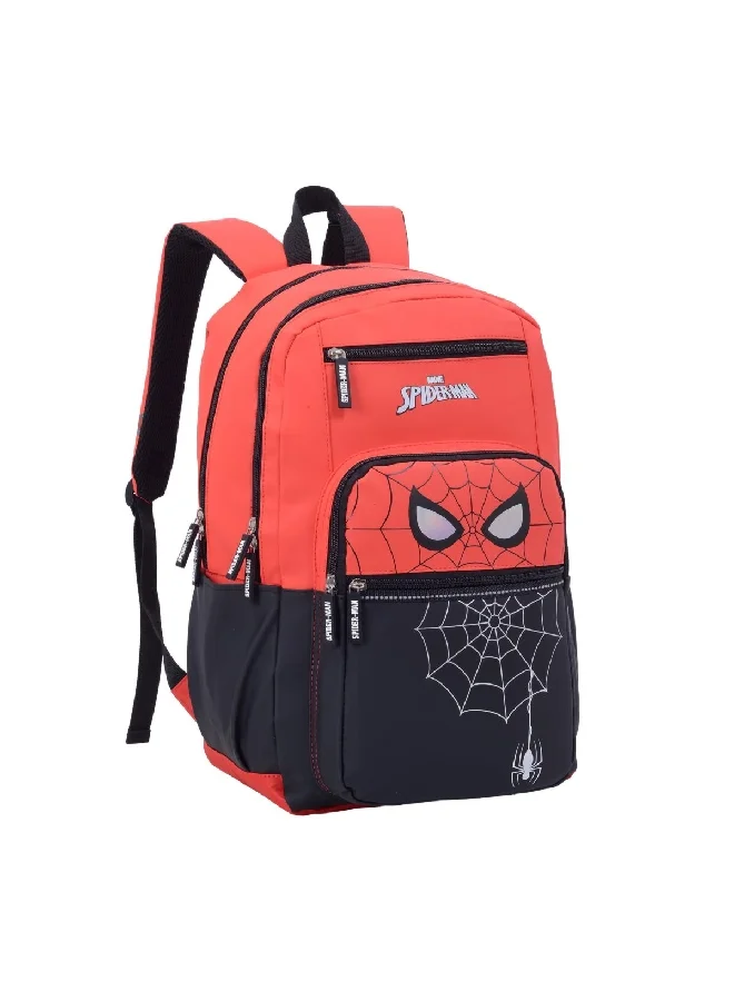 MARVEL Spiderman Zipper Closure Adjustable Strap School Backpack Red and Black 46 x 17 x 32 cm FKST-32033